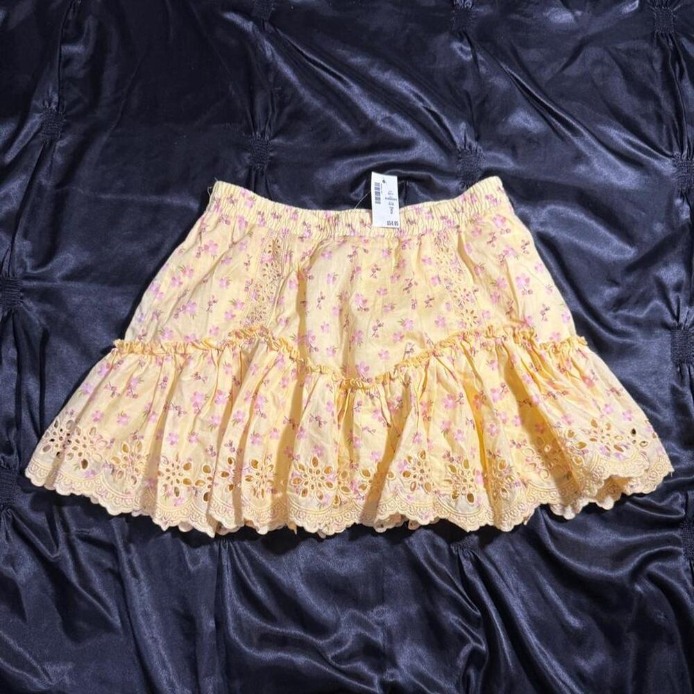Aeropostale nwt yellow mini skirt